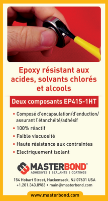 Expoxy résistant aux acides, solvants chlorés et alcools