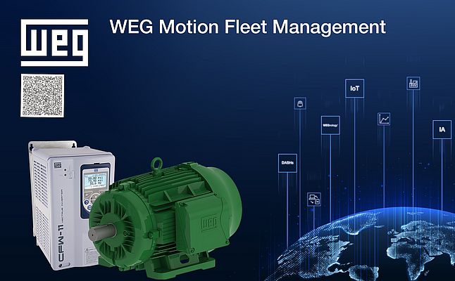 WEG Motion Fleet Management (MFM) est un outil de surveillance et de gestion en ligne des équipements.