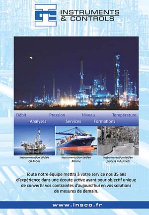 Instrumentation Industrielle Oil & Gas et Maritime