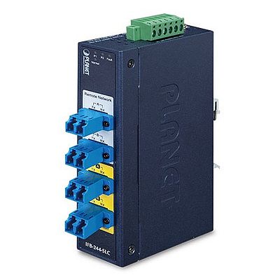 La série IFB-244 prend en charge les connexions fibre 100Gbps / 40Gbps / 10Gbps / 1Gbps et 100Mbps