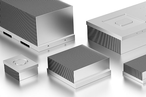 Gestion thermique pour électronique de puissance - Dissipateurs thermiques à ailettes haute densité série KPK de Fischer Elektronik