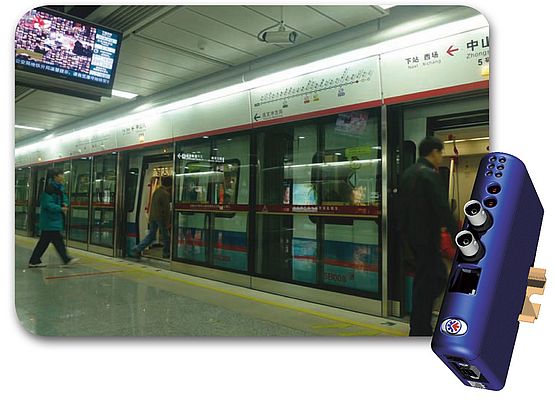 Le métro de Guangzhou et ControlNet Anybus Communicator de HMS pour ControlNet.
