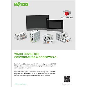 Wago ouvre ses contrôleurs à Codesys 3.5.