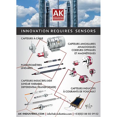 Capteurs, codeurs et potentiomètres de AK Industries
