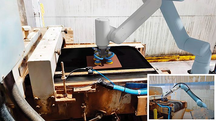 Basé sur la technologie d’ABB Robotics, l’entreprise californienne de robotique WORKR entraîne ses robots à l’aide de données synthétiques générées grâce aux bibliothèques NVIDIA Omniverse