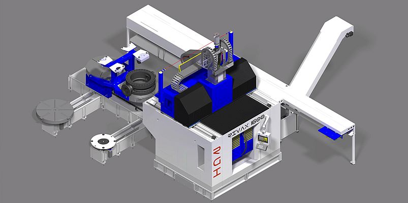 Les machines de la gamme RIVAX sont des centres d'usinage 5 axes avec plateau de tournage de diamètre 710 à 2240 mm.