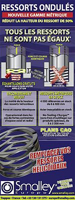 Ressorts ondulés de faible encombrement en hauteur