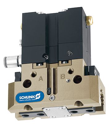 Le boîtier de valves de Schunk réduit la consommation d'air comprimé et raccourcit les temps de cycle.