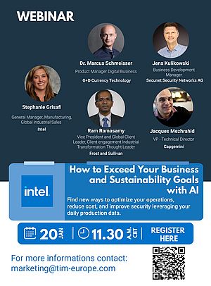 Webinar Intel : comment dépasser vos objectifs commerciaux et de développement durable avec l'intelligence artificielle ?
