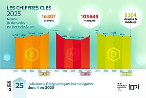 Propriété industrielle : les dépôts repartent nettement à la hausse en France