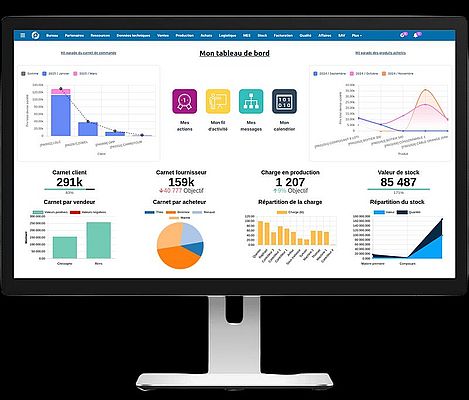 Tableur intégré site