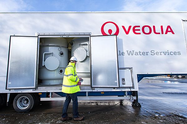 Veolia Mobile Water Services intervient en urgence dans les situations de crise liées à l’eau