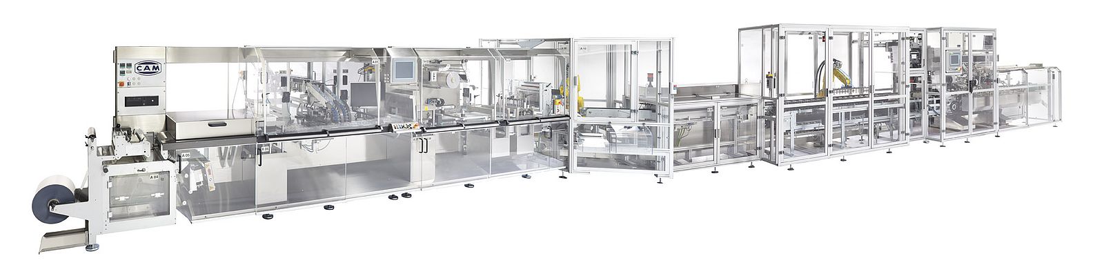 La ligne robotisée Sanofi du Trait supporte une cadence de production de 300 blisters / minute.