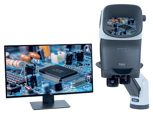 Microscope stéréo optique pour les applications nécessitant des images de haute qualité
