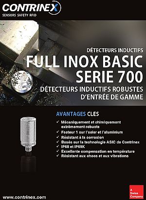 Détecteurs Industcifs Full Inox basic série 700