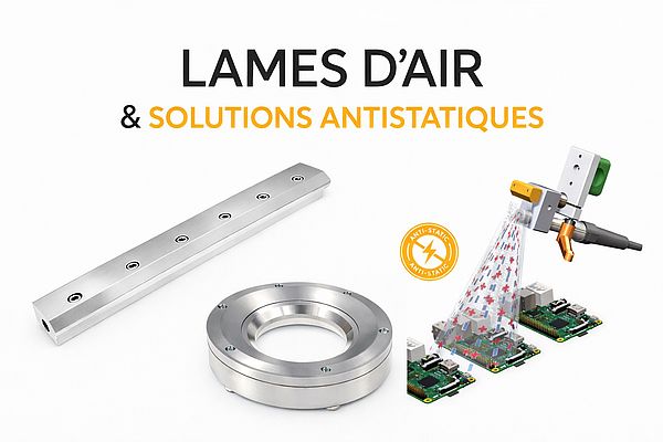 Soufflage et maîtrise des phénomènes électrostatiques  - Alpha Automatismes