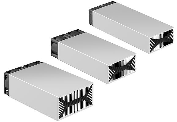 La construction compacte des ensembles ventilés miniatures de Fischer Elektronik permet une dissipation homogène de la chaleur