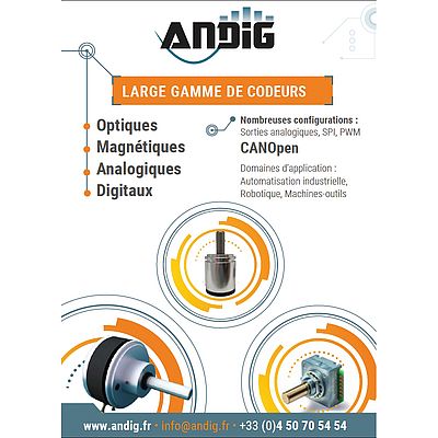Gamme de codeus de Andig