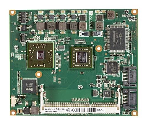 Proposé par Congatec, les modules conga-EAF (format ETX) et conga-XAF (déclinaison XTX) ont été développés autour d’un cœur AMD Fusion série G, accompagné du Hub Hudson E1. Ils sont disponibles en versions 1.2 et 1.5 GHz.