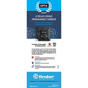 Relais logiques programmables Opta série 8A de Finder