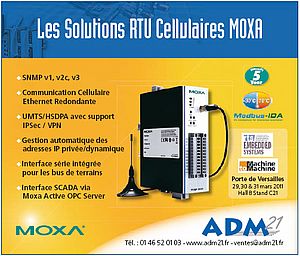 Solutions RTU cellulaires MOXA