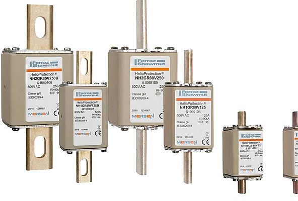 Protection photovoltaïque haute tension HelioProtection de Mersen