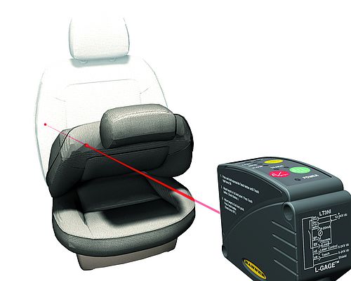 La modification d’un détecteur afin qu’il puisse détecter seulement 15 % de la lumière réfléchie a permis à un fabricant de voitures de contrôler la position correcte des sièges, quelle que soit leur couleur.