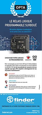 Série 8A – Relais logiques programmables OPTA de Finder