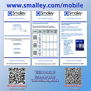 Un nouveau site mobile pour Smalley Steel Ring Company