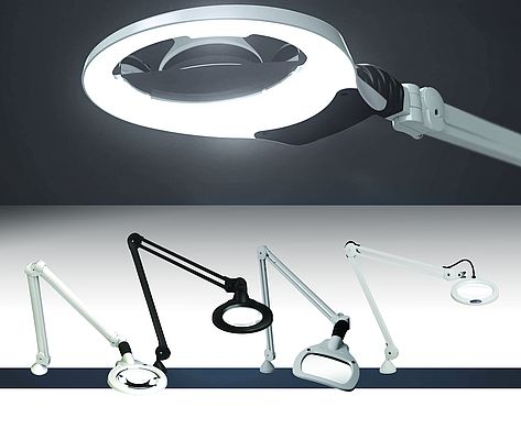 Les loupes lumineuses de Vision LUXO sont parfaitement équilibrées et leur ergonomie est minutieusement conçue