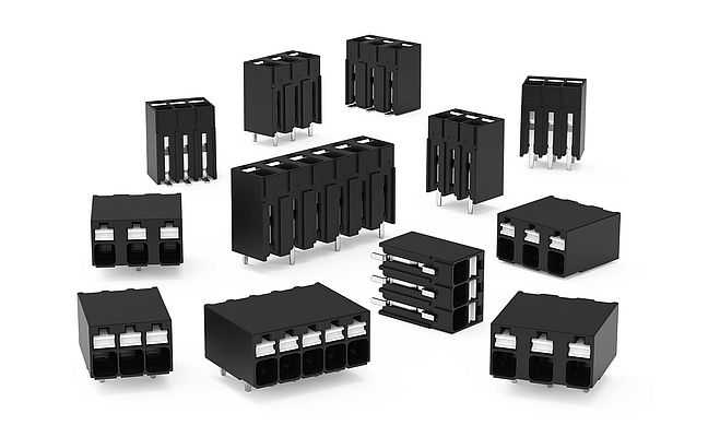 Borniers compacts pour circuit imprimé
