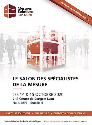 Mesures Solutions Expo 2020 : Les 14 & 15 Octobre 2020