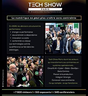 Tech Show Paris 2026 mettra l’accent sur la maîtrise des infrastructures numériques