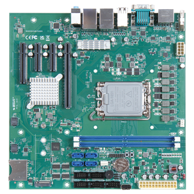 Carte mère microATX pour applications IA industrielles