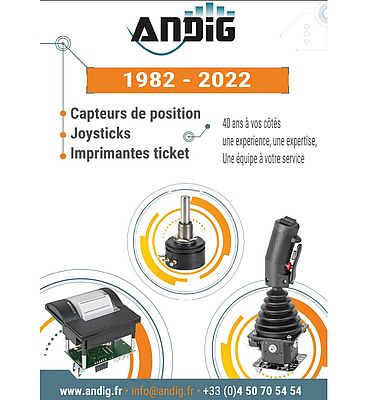 Capteurs, joysticks et imprimantes de Andig