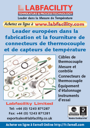 Fabrication et fourniture de connecteurs, de thermocouples et capteurs de température