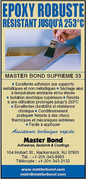 Epoxy robuste, Master Bond Supreme 33