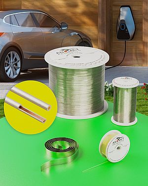 Produits de fil métallique revêtus pour les batteries de véhicules électriques et les bornes de recharge