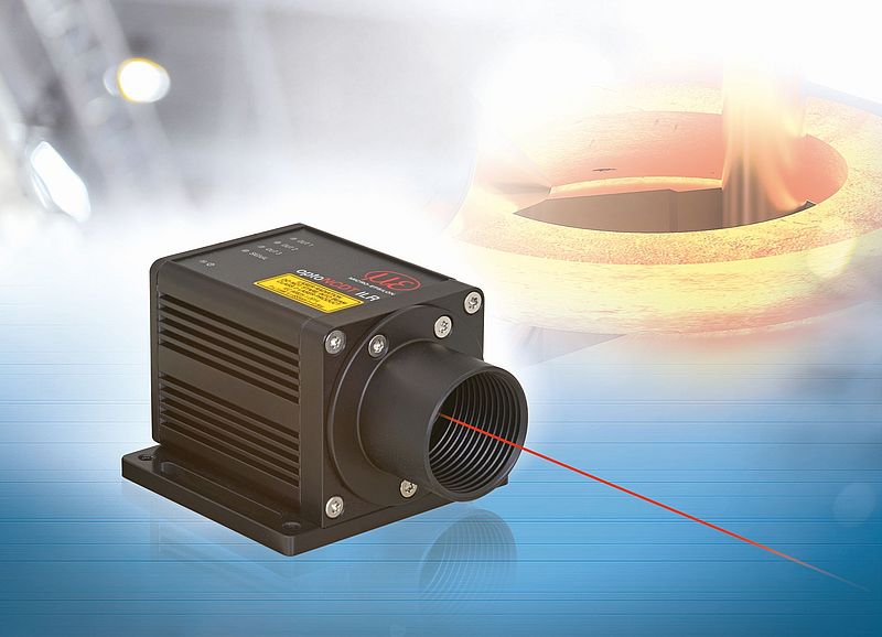Capteur de distance laser pour les grandes distances de mesure dans les applications industrielles