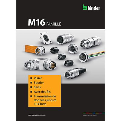 Connecteurs miniatures M16 Binder