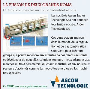 La fusion de Ascon et Tecnologic