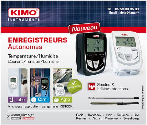 Enregistreur de température - Kimo