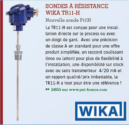 Sondes à résistance WIKA TR11-H