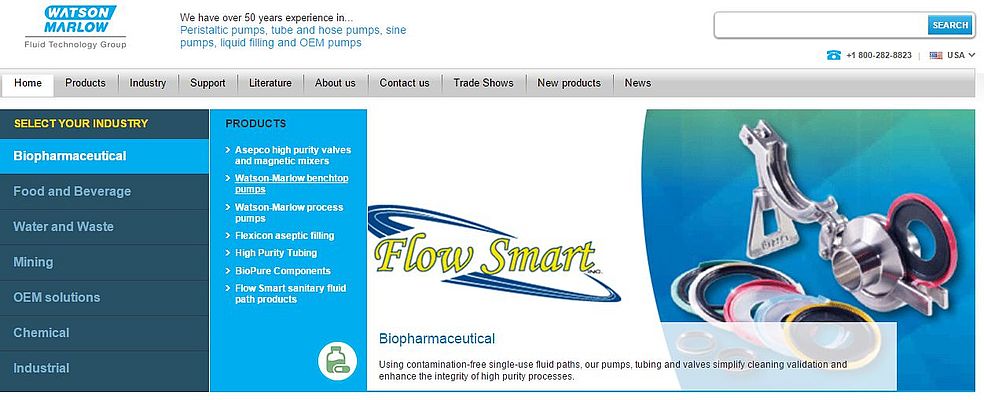 Watson-Marlow groupe Fluid Technology annonce l’acquisition de Flow Smart