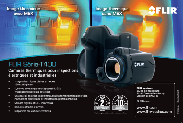 Caméras thermiques pour inspections électriques et industrielles