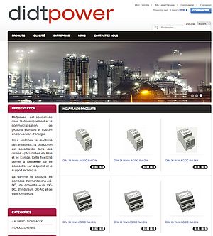 DIDTPOWER lance son site web e-commerce
