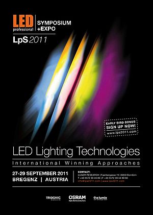 Du 27 au 29 septembre 2011 : une plate-forme autour des LED