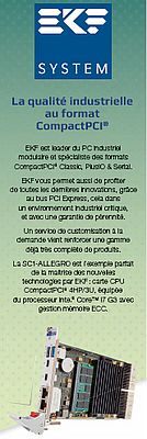 Spécialiste des formats CompactPCI® Classic, PlusIO & Serial