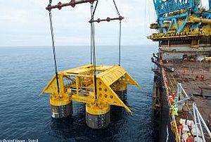 Des paliers magnétiques à bord d'un système de compression de gaz sous-marin
