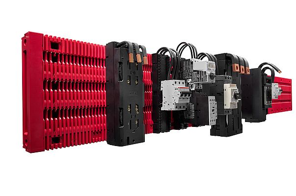 Distribution électrique simplifiée: système encliquetable sans supports de barres  - RiLineX de Rittal